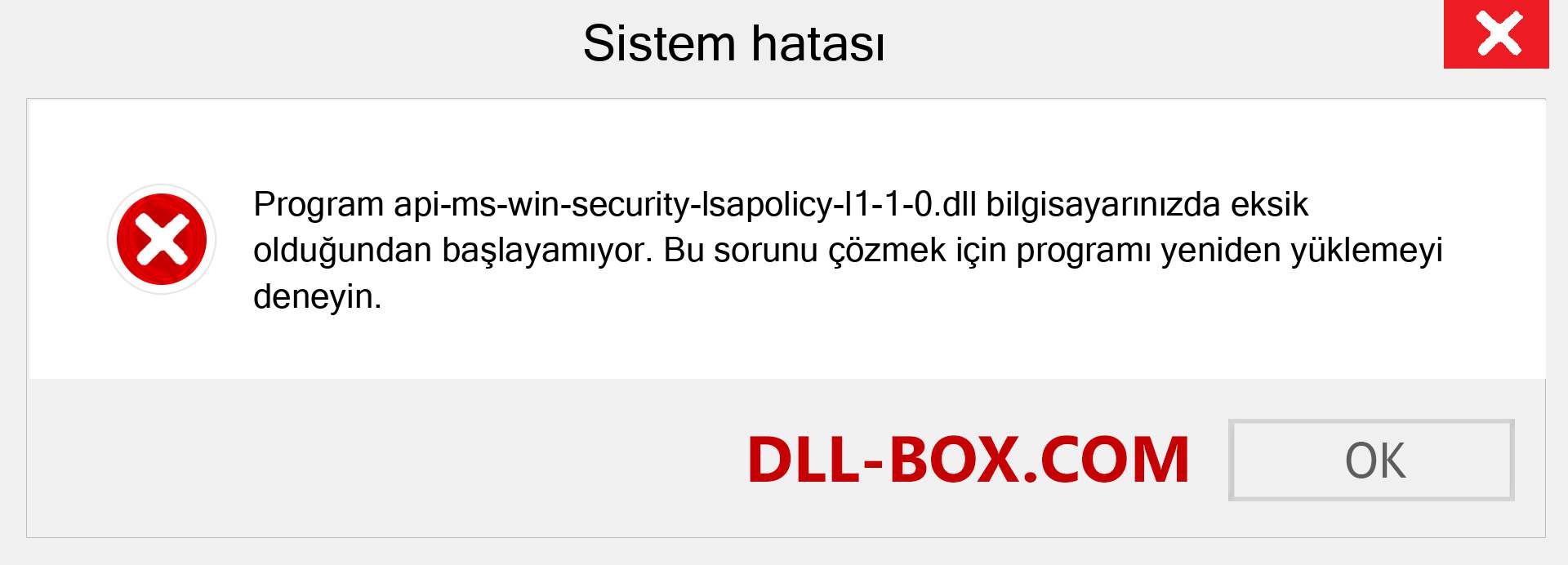 api-ms-win-security-lsapolicy-l1-1-0.dll dosyası eksik mi? Windows 7, 8, 10 için İndirin - Windows'ta api-ms-win-security-lsapolicy-l1-1-0 dll Eksik Hatasını Düzeltin, fotoğraflar, resimler